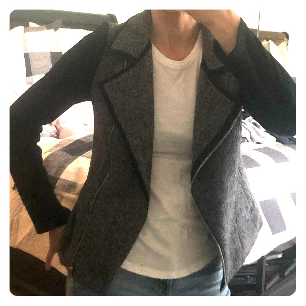 Nordstrom black moto jacket. Size small.